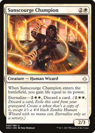 Sunscourge Champion [Hour of Devastation] | Exor Games New Glasgow