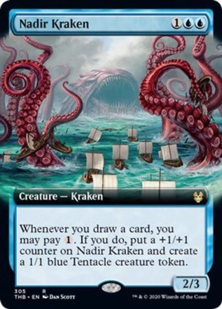 Nadir Kraken (Extended Art) [Theros Beyond Death] | Exor Games New Glasgow