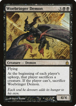 Woebringer Demon [Ravnica: City of Guilds] | Exor Games New Glasgow