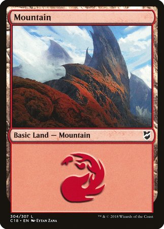 Mountain (304) [Commander 2018] | Exor Games New Glasgow