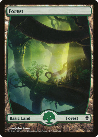 Forest (246) - Full Art [Zendikar] | Exor Games New Glasgow