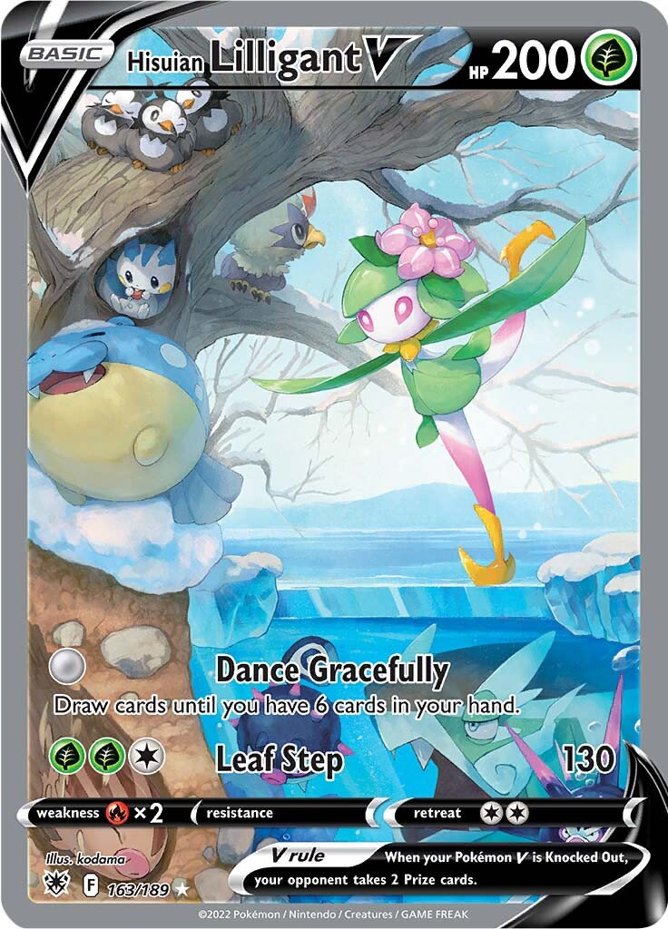 Hisuian Lilligant V (163/189) [Sword & Shield: Astral Radiance] | Exor Games New Glasgow