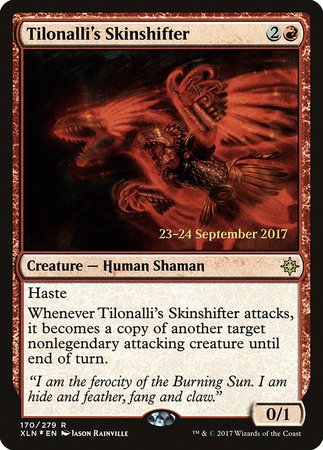 Tilonalli's Skinshifter [Ixalan Promos] | Exor Games New Glasgow