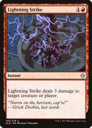 Lightning Strike [Ixalan] | Exor Games New Glasgow