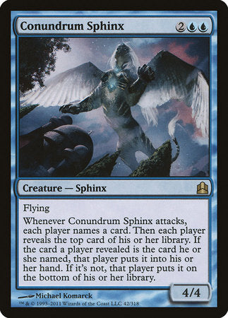 Conundrum Sphinx [Commander 2011] | Exor Games New Glasgow