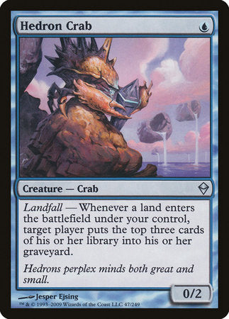 Hedron Crab [Zendikar] | Exor Games New Glasgow