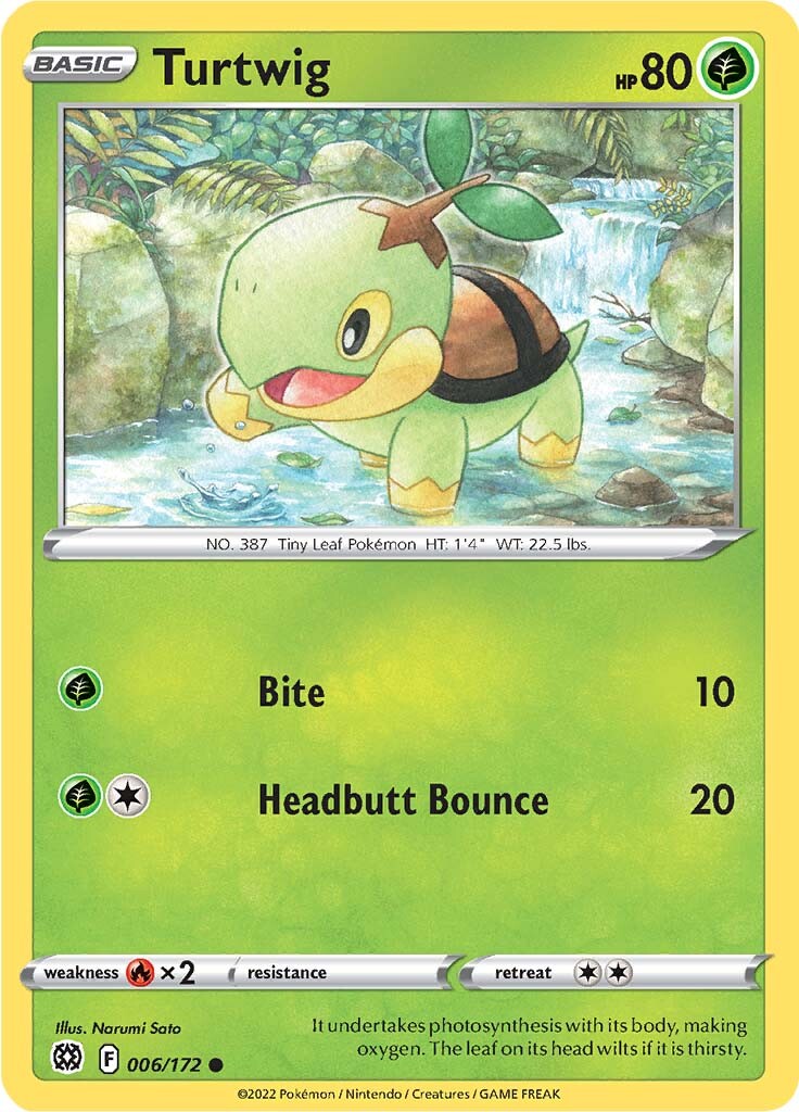 Turtwig (006/172) [Sword & Shield: Brilliant Stars] | Exor Games New Glasgow