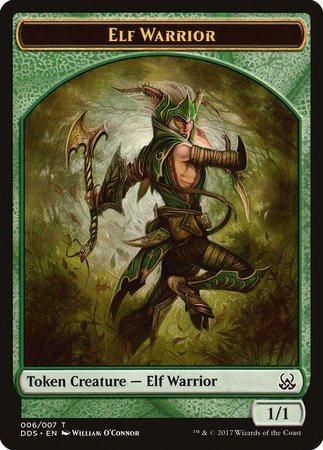 Elf Warrior Token [Duel Decks: Mind vs. Might Tokens] | Exor Games New Glasgow