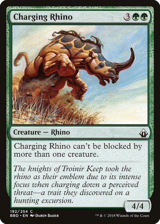 Charging Rhino [Battlebond] | Exor Games New Glasgow