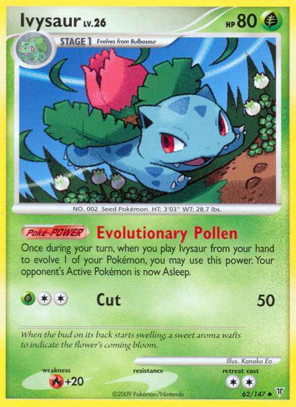 Ivysaur (62/147) [Platinum: Supreme Victors] | Exor Games New Glasgow