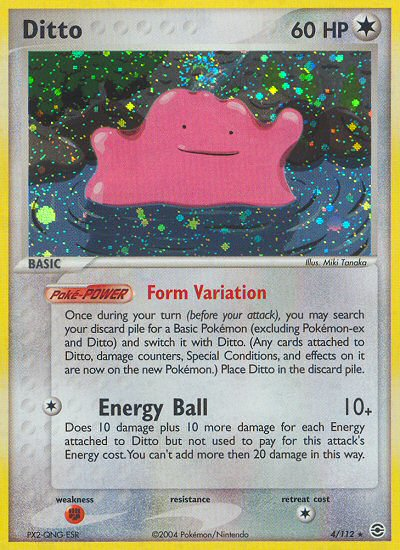 Ditto (4/112) [EX: FireRed & LeafGreen] | Exor Games New Glasgow