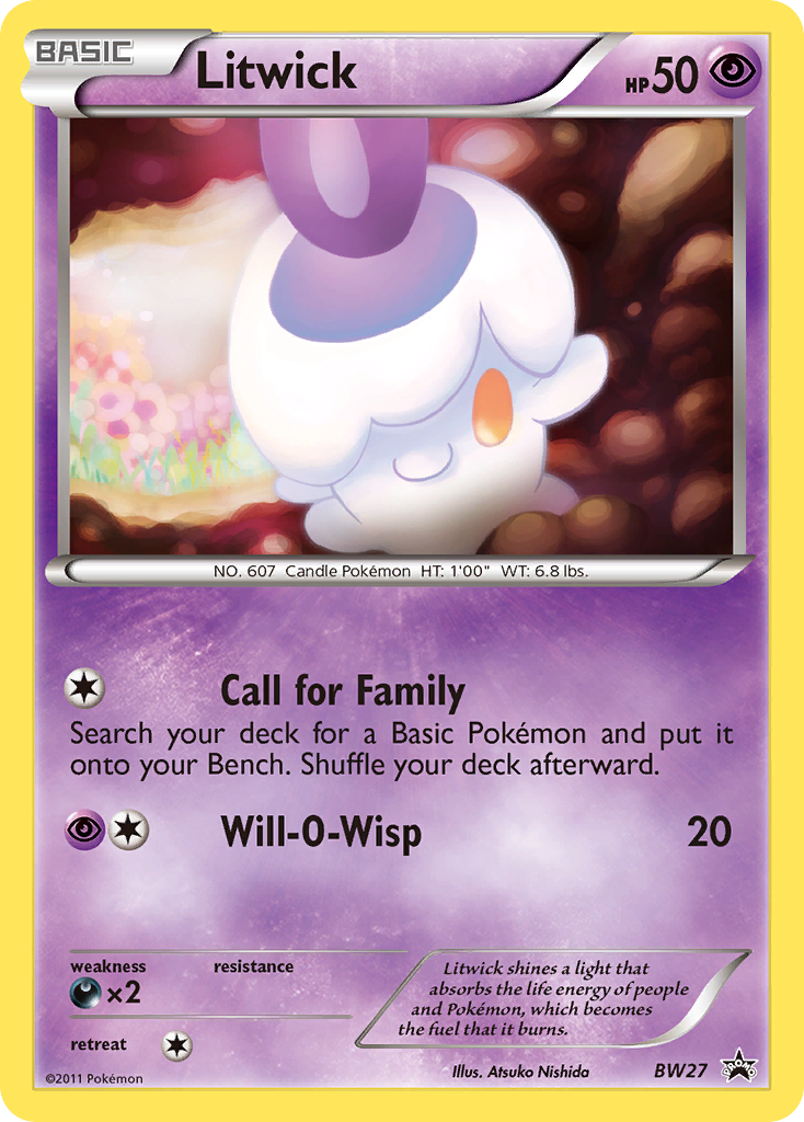 Litwick (BW27) [Black & White: Black Star Promos] | Exor Games New Glasgow