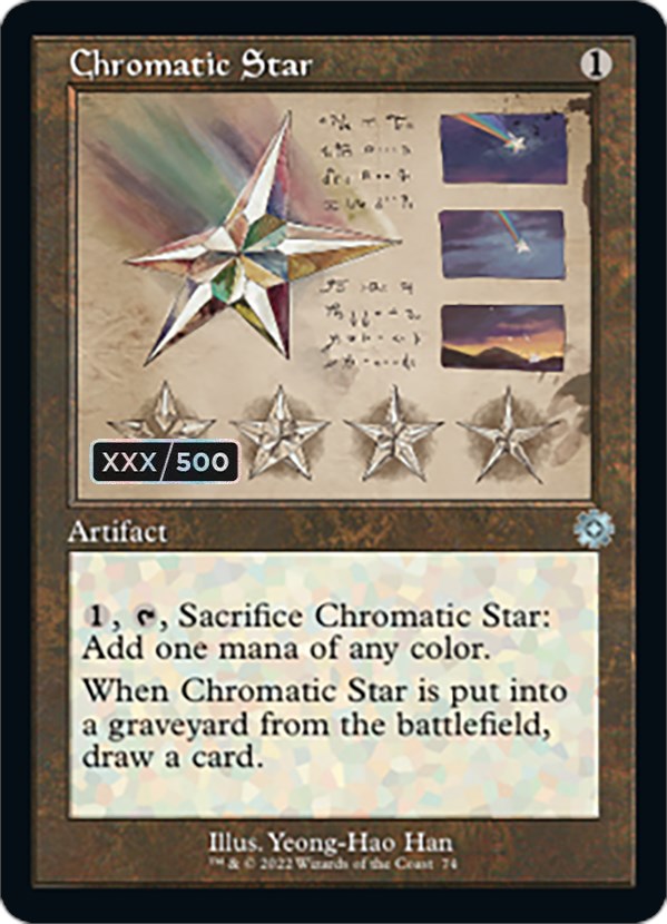 Chromatic Star (Retro Schematic) (Serial Numbered) [The Brothers' War Retro Artifacts] | Exor Games New Glasgow