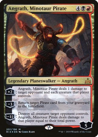 Angrath, Minotaur Pirate [Rivals of Ixalan] | Exor Games New Glasgow