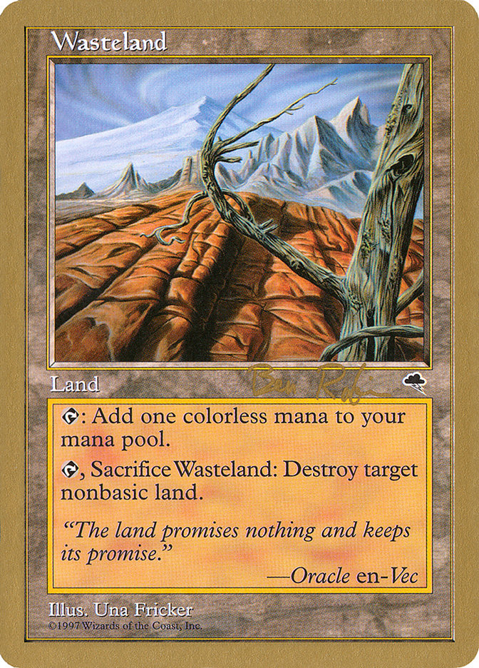 Wasteland (Ben Rubin) [World Championship Decks 1998] | Exor Games New Glasgow