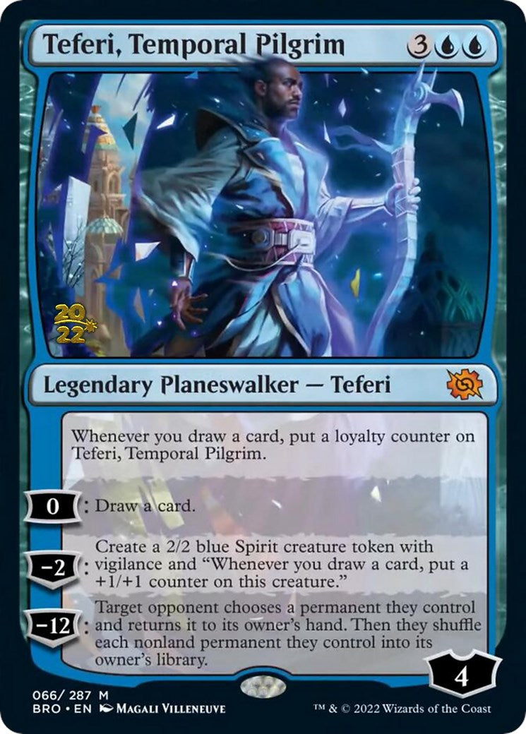 Teferi, Temporal Pilgrim [The Brothers' War: Prerelease Promos] | Exor Games New Glasgow