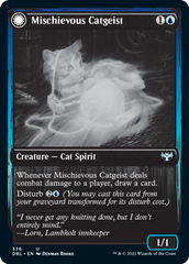 Mischievous Catgeist // Catlike Curiosity [Innistrad: Double Feature] | Exor Games New Glasgow