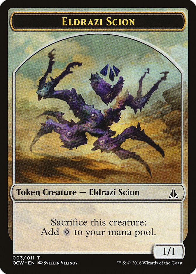 Eldrazi Scion (003/011) [Oath of the Gatewatch Tokens] | Exor Games New Glasgow