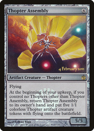 Thopter Assembly [Mirrodin Besieged Promos] | Exor Games New Glasgow