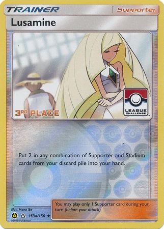 Lusamine (153a/156) (League Challenge Alt Art 3rd Place) [Sun & Moon: Ultra Prism] | Exor Games New Glasgow