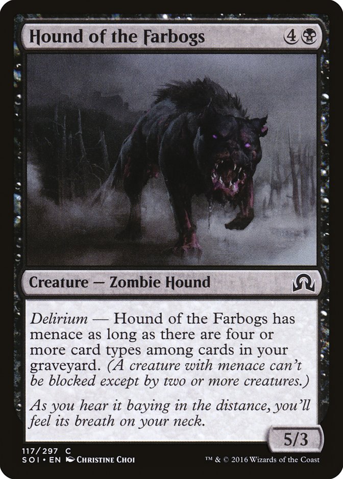 Hound of the Farbogs [Shadows over Innistrad] | Exor Games New Glasgow