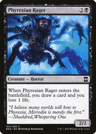 Phyrexian Rager [Eternal Masters] | Exor Games New Glasgow