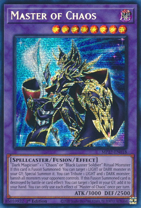 Master of Chaos [MP23-EN018] Prismatic Secret Rare | Exor Games New Glasgow