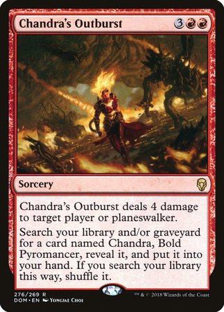 Chandra's Outburst [Dominaria] | Exor Games New Glasgow