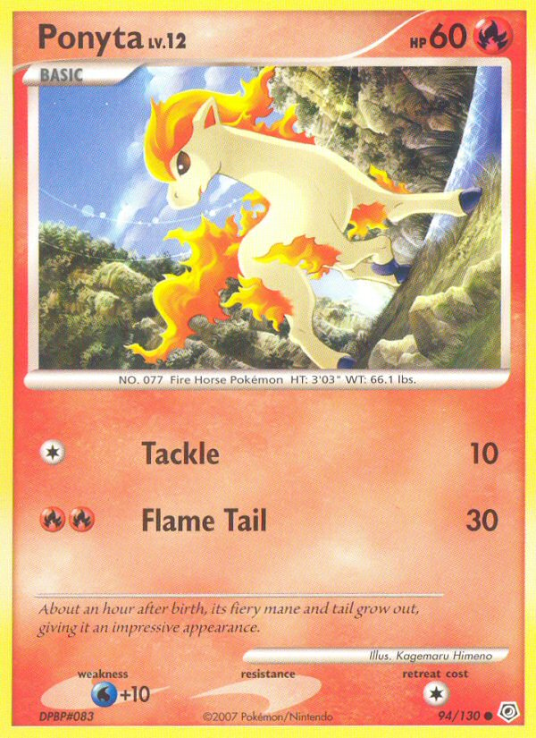 Ponyta (94/130) [Diamond & Pearl: Base Set] | Exor Games New Glasgow