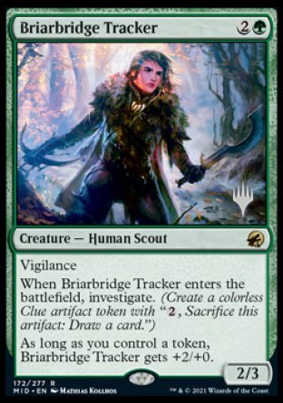 Briarbridge Tracker (Promo Pack) [Innistrad: Midnight Hunt Promos] | Exor Games New Glasgow