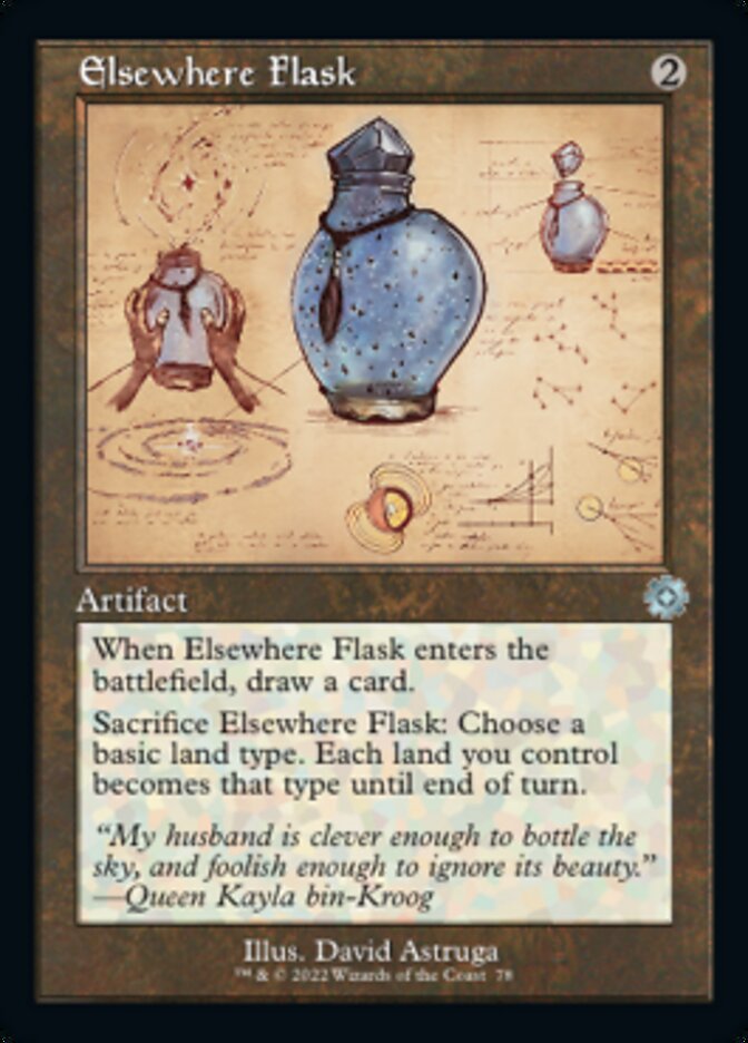 Elsewhere Flask (Retro Schematic) [The Brothers' War Retro Artifacts] | Exor Games New Glasgow