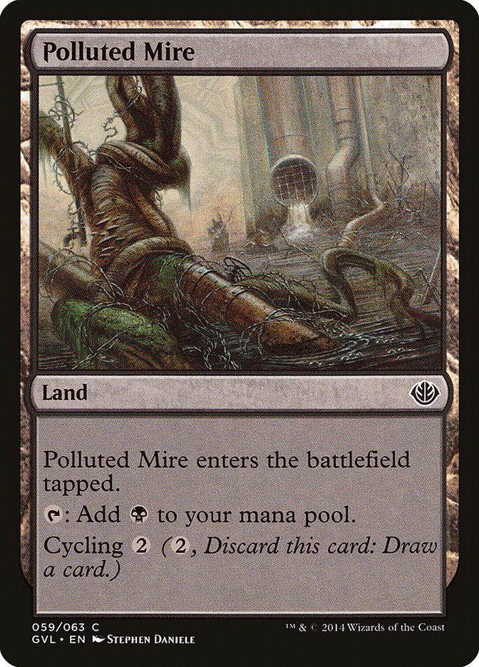 Polluted Mire (Garruk vs. Liliana) [Duel Decks Anthology] | Exor Games New Glasgow