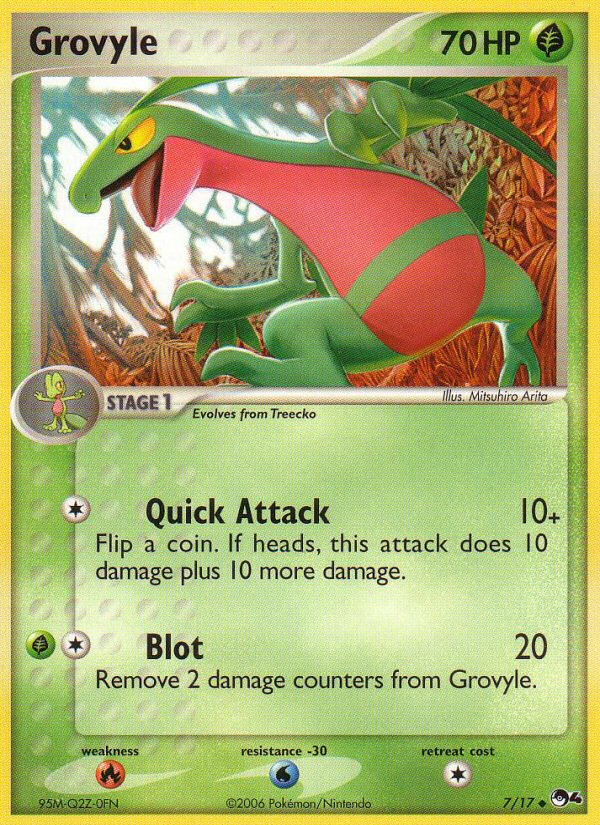 Grovyle (7/17) [POP Series 4] | Exor Games New Glasgow