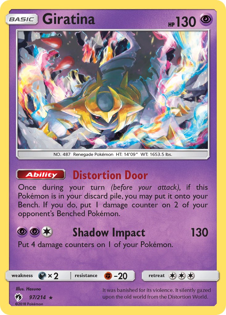 Giratina (97/214) (Theme Deck Exclusive) [Sun & Moon: Lost Thunder] | Exor Games New Glasgow