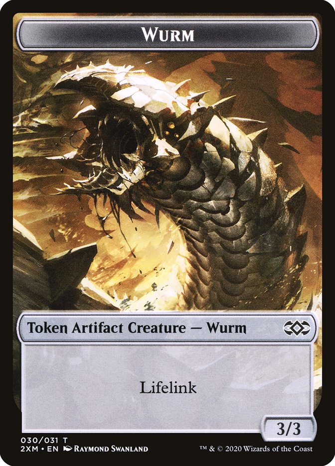 Wurm (030/031) [Double Masters Tokens] | Exor Games New Glasgow