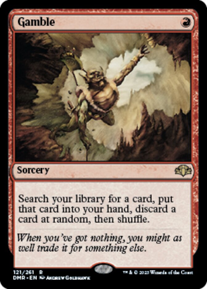 Gamble [Dominaria Remastered] | Exor Games New Glasgow