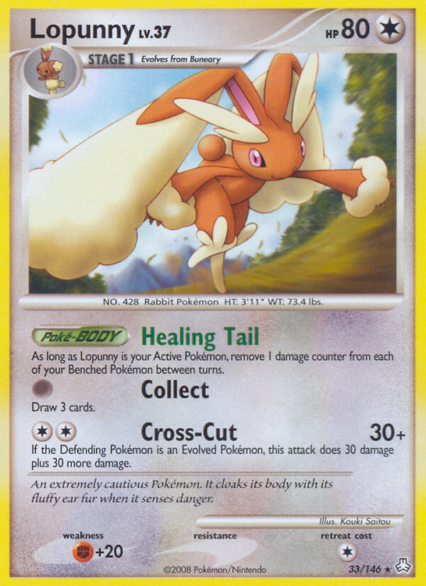 Lopunny (33/146) [Diamond & Pearl: Legends Awakened] | Exor Games New Glasgow