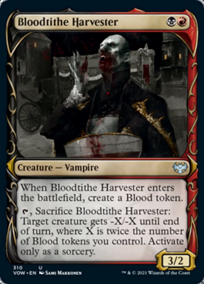 Bloodtithe Harvester (Showcase Fang Frame) [Innistrad: Crimson Vow] | Exor Games New Glasgow