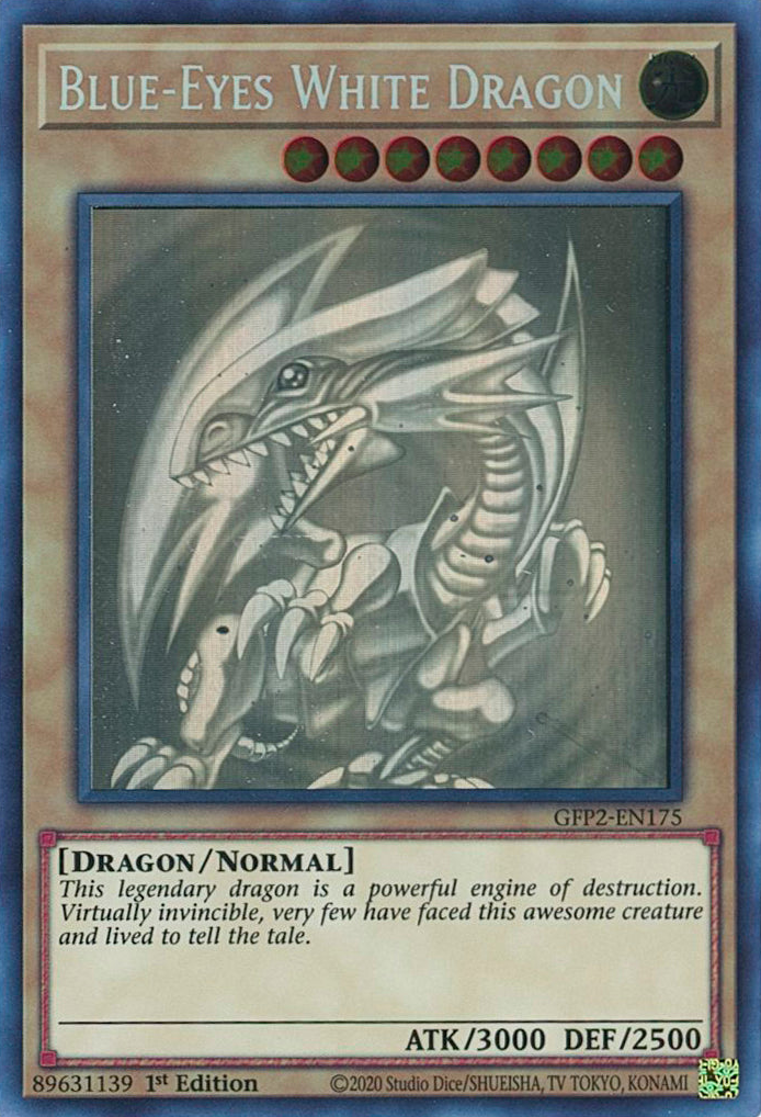 Blue-Eyes White Dragon [GFP2-EN175] Ghost Rare | Exor Games New Glasgow