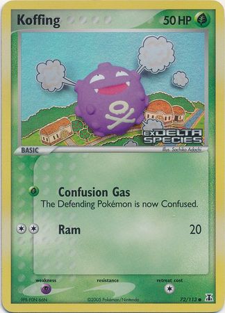 Koffing (72/113) (Stamped) [EX: Delta Species] | Exor Games New Glasgow