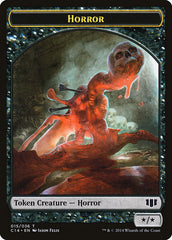 Horror // Zombie (016/036) Double-sided Token [Commander 2014 Tokens] | Exor Games New Glasgow