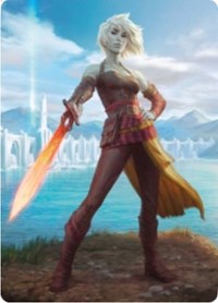 Nahiri, Heir of the Ancients 1 Art Card [Zendikar Rising Art Series] | Exor Games New Glasgow