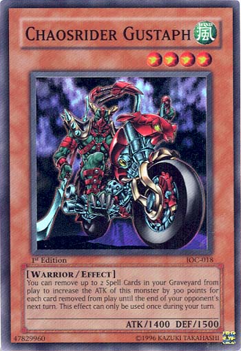 Chaosrider Gustaph [IOC-018] Super Rare | Exor Games New Glasgow