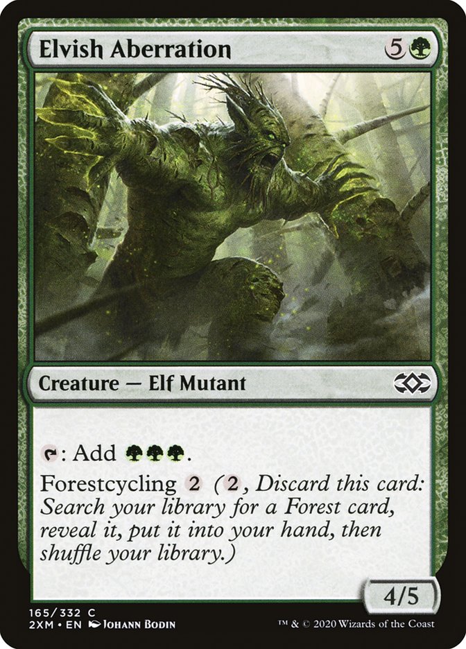 Elvish Aberration [Double Masters] | Exor Games New Glasgow