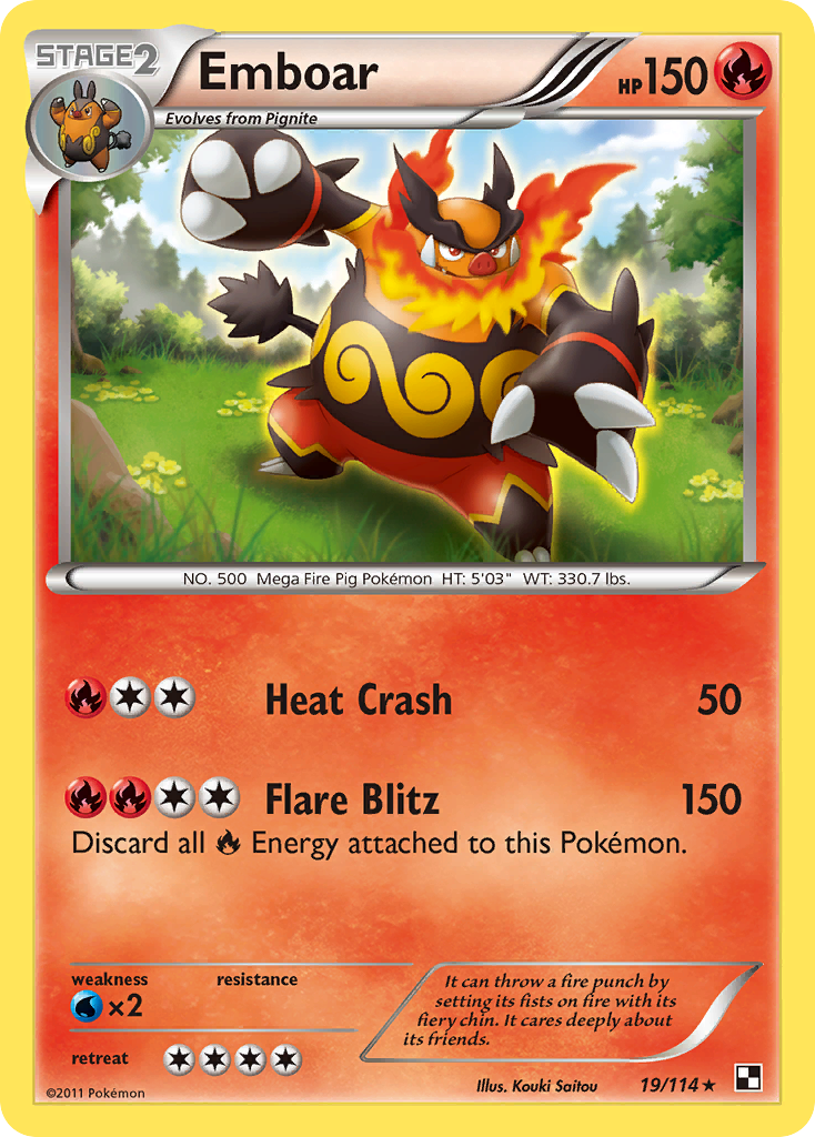 Emboar (19/114) [Black & White: Base Set] | Exor Games New Glasgow