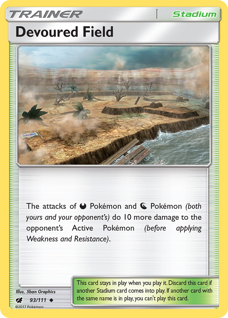 Devoured Field (93/111) [Sun & Moon: Crimson Invasion] | Exor Games New Glasgow