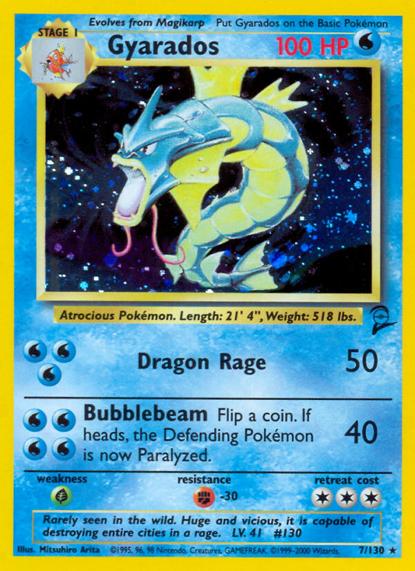 Gyarados (7/130) [Base Set 2] | Exor Games New Glasgow