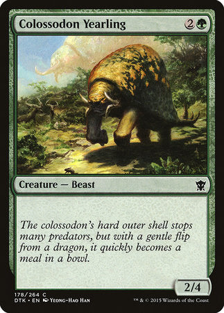 Colossodon Yearling [Dragons of Tarkir] | Exor Games New Glasgow