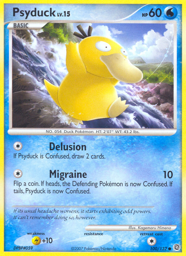 Psyduck (100/132) [Diamond & Pearl: Secret Wonders] | Exor Games New Glasgow