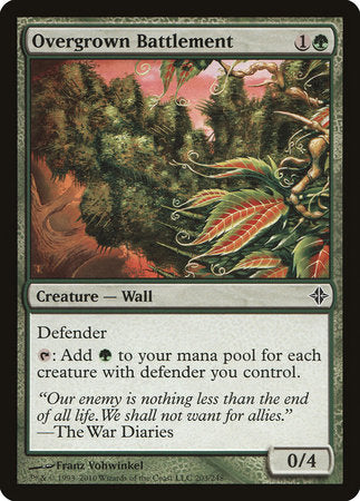Overgrown Battlement [Rise of the Eldrazi] | Exor Games New Glasgow